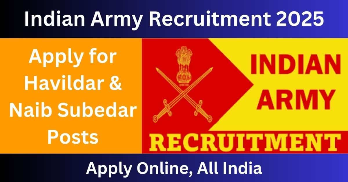 Indian Army Recruitment 2025