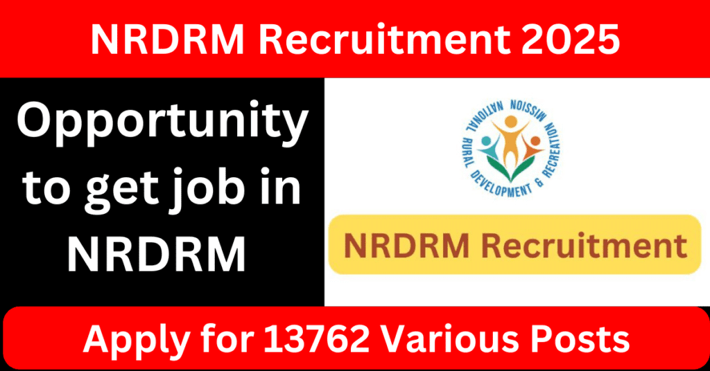 NRDRM Recruitment 2025